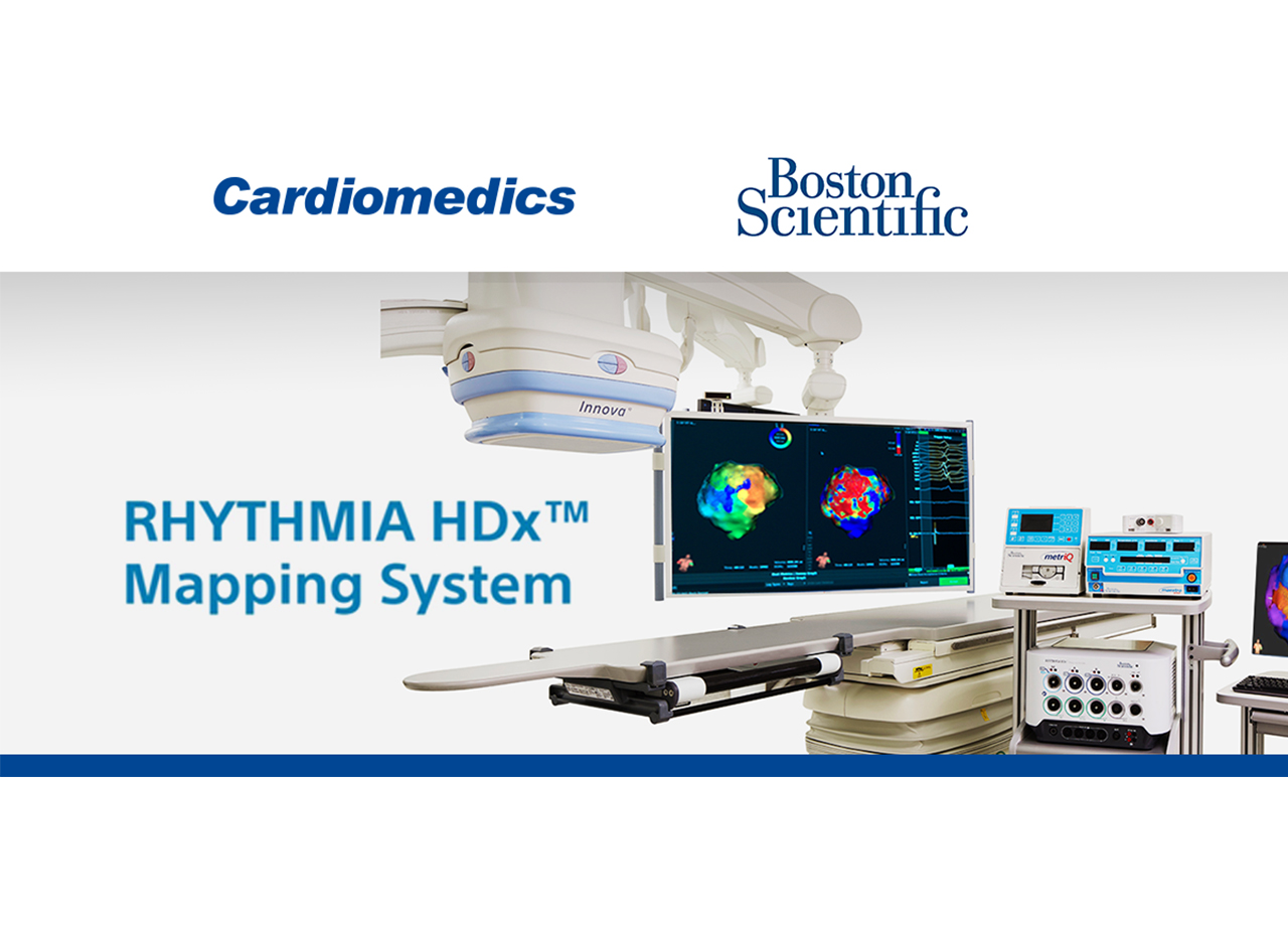 Компания «Кардиомедикс» рада объявить о регистрации новой версии системы картирования Rhythmia HDx™-  производства Boston Scientific Corp.