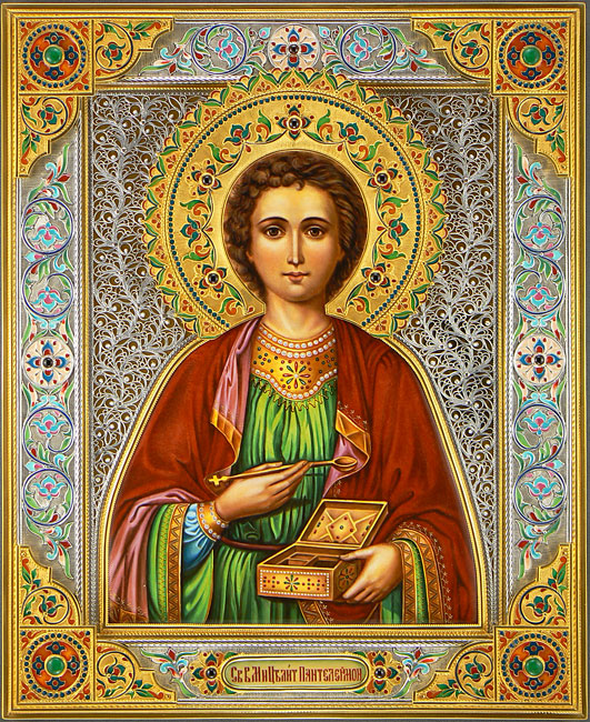 Икона св. Пантелеимона
