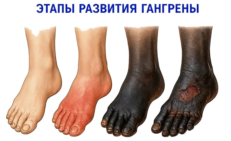 Гангрена ноги